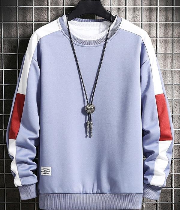 Men's Basic Long Sleeve Sweatshirt